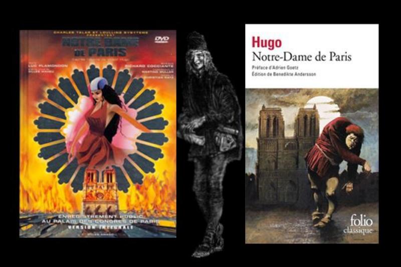 Esmeralda de Notre-Dame de Paris danseuse bohémienne avec sa chèvre Djali, représentant la grâce et la liberté.